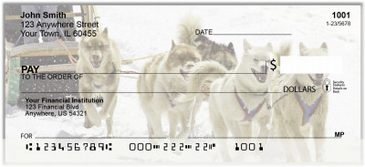 Alaskan Dog Sledding Personal Checks | BAH-82