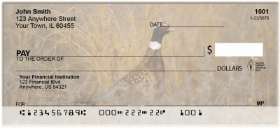 Pheasants Personal Checks | BAI-15