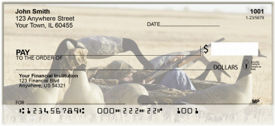 Hunting Canadian Geese Personal Checks | BAI-23