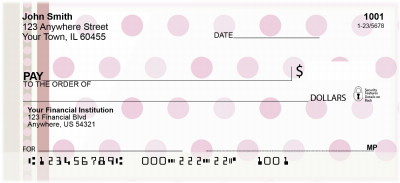Pink Dots Galore Personal Checks | BAI-41