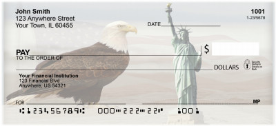 Symbols of Freedom Personal Checks | BAJ-04