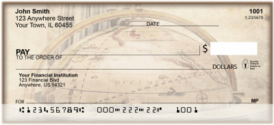 Global Map Personal Checks | BAJ-06