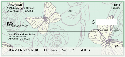 Timeless Butterflies Personal Checks | BAJ-13