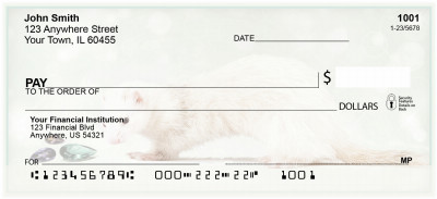 Ferrets With Bling Personal Checks | BAJ-20