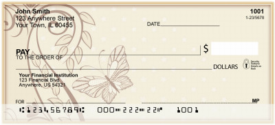 Organic Butterfly Personal Checks | BAJ-25