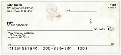 Awareness Ribbon Brilliance Personal Checks | BAJ-30