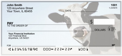 Cows - Holsteins Personal Checks | BAK-26