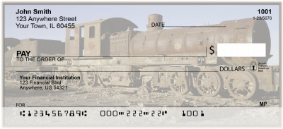 Rusty Old Locomotives Personal Checks | BAK-56