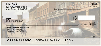 Wild Wild West Personal Checks | BAK-59