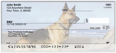 German Shepherds Personal Checks | BAL-15