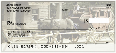 Old Western Towns Personal Checks | BAL-52