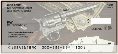 Guns of the Wild West Personal Checks | BAM-72