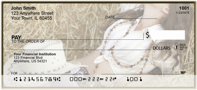 Western Cowgirl Personal Checks | BAM-88