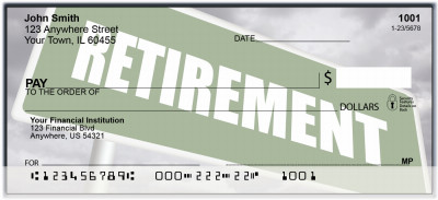 Retired and Love It Personal Checks | BAN-93