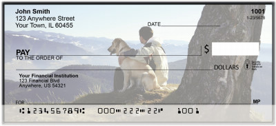 Man's Best Friend Personal Checks | BAO-06