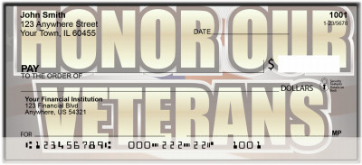 Honor Our Veterans Personal Checks | BAO-08