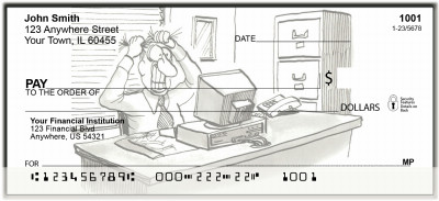 A Man's Office Humor Personal Checks | BAO-25