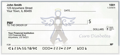 Gray Ribbon Personal Checks | BAP-49