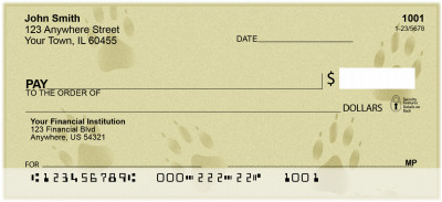 Paw Prints Personal Checks | BAP-64
