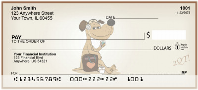 Texting Dogs Personal Checks | BAP-92