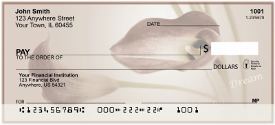 Calla Lily Inspiration Personal Checks | BAP-95