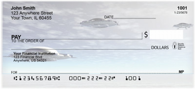 UFOs and Aliens Personal Checks | BAQ-13