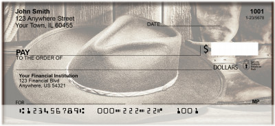 Cowboy Boots Personal Checks | BAQ-15