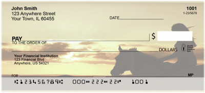 Cowgirls In The Saddle Personal Checks | BAQ-67