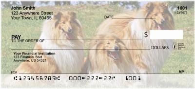 Collies Come Home Personal Checks | DOG-70