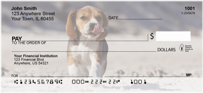 Beagles Are Brilliant Personal Checks | DOG-73