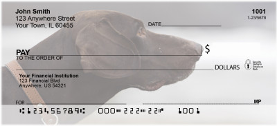 German Shorthair Pointer Personal Checks | DOG-78