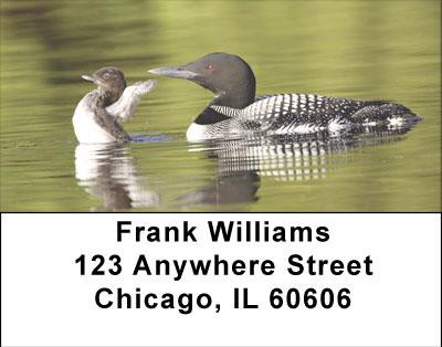 A Loon-ee Family Address Labels | LBANJ-03