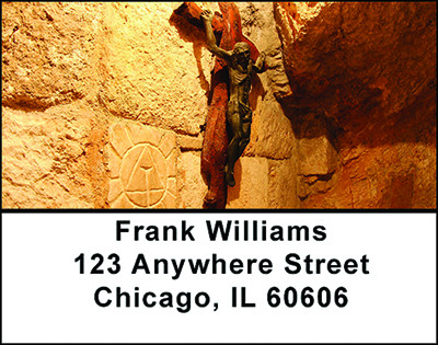 Jesus And Crosses Address Labels | LBBAB-13