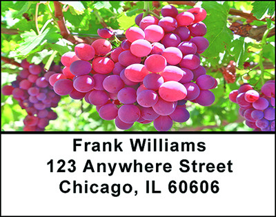 Grapes Address Labels | LBBAC-20
