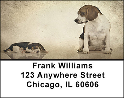 Beagle Mom Address Labels | LBBAC-39