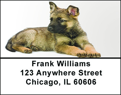 German Shepherd Dog Breed Address Labels | LBBAC-50