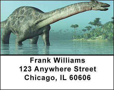 Prehistoric Dinosaurs Address Labels | LBBAC-88