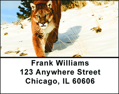 Mountain Lion Address Labels | LBBAD-05