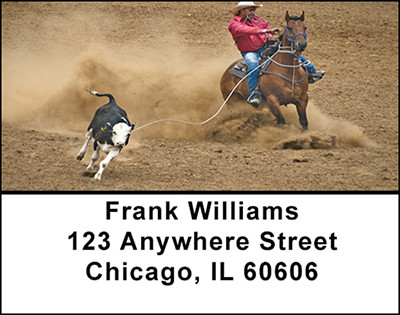 Rodeo Excitement Address Labels | LBBAD-23