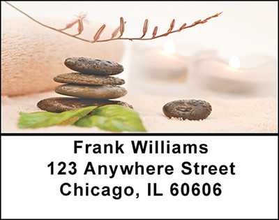 Zen Spa Address Labels | LBBAD-54