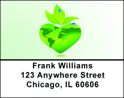 Eco Globe Address Labels | LBBAD-67