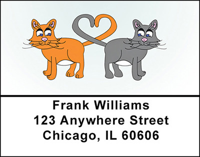 Kitty Cat Love Address Labels | LBBAD-69