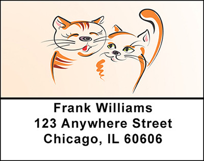 Pur-r-rfect Cat Lovers Address Labels | LBBAD-70