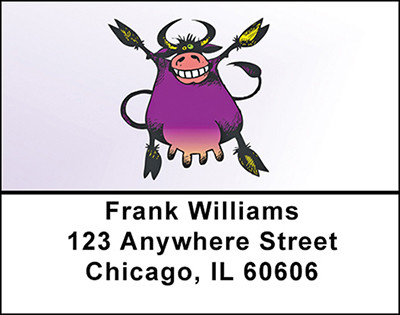 Smiling Cow Address Labels | LBBAD-71