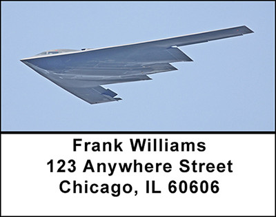 Stealth Bomber Address Labels | LBBAE-48