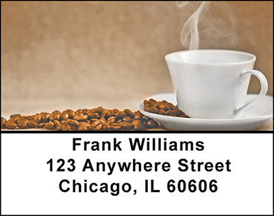 Coffee Time Address Labels | LBBAF-31