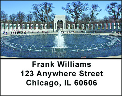 WWII Memorial Address Labels | LBBAF-79