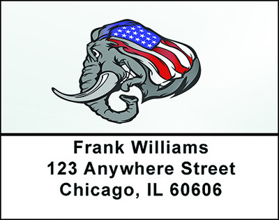 Vote Republican Address Labels | LBBAF-81