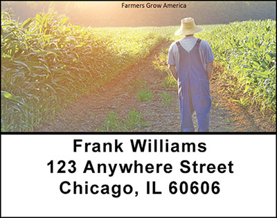 Farmers Grow America Address Labels | LBBAF-86