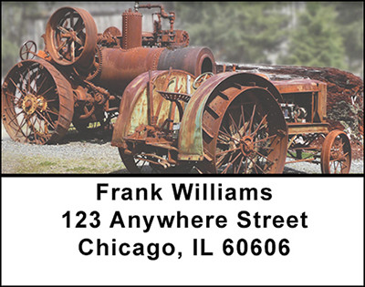 Antique Farm Tractors Address Labels | LBBAH-26